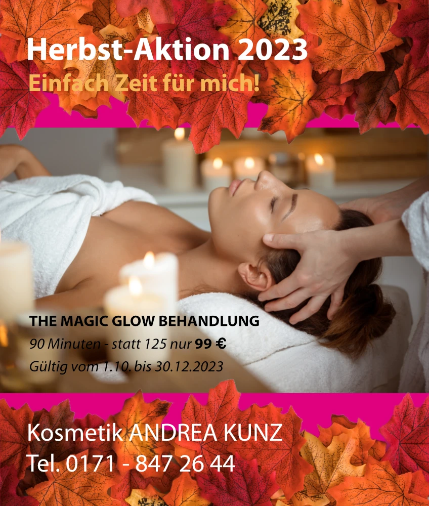 Herbstwaktion-2023 Kosmetikbehandlung Magic Glow